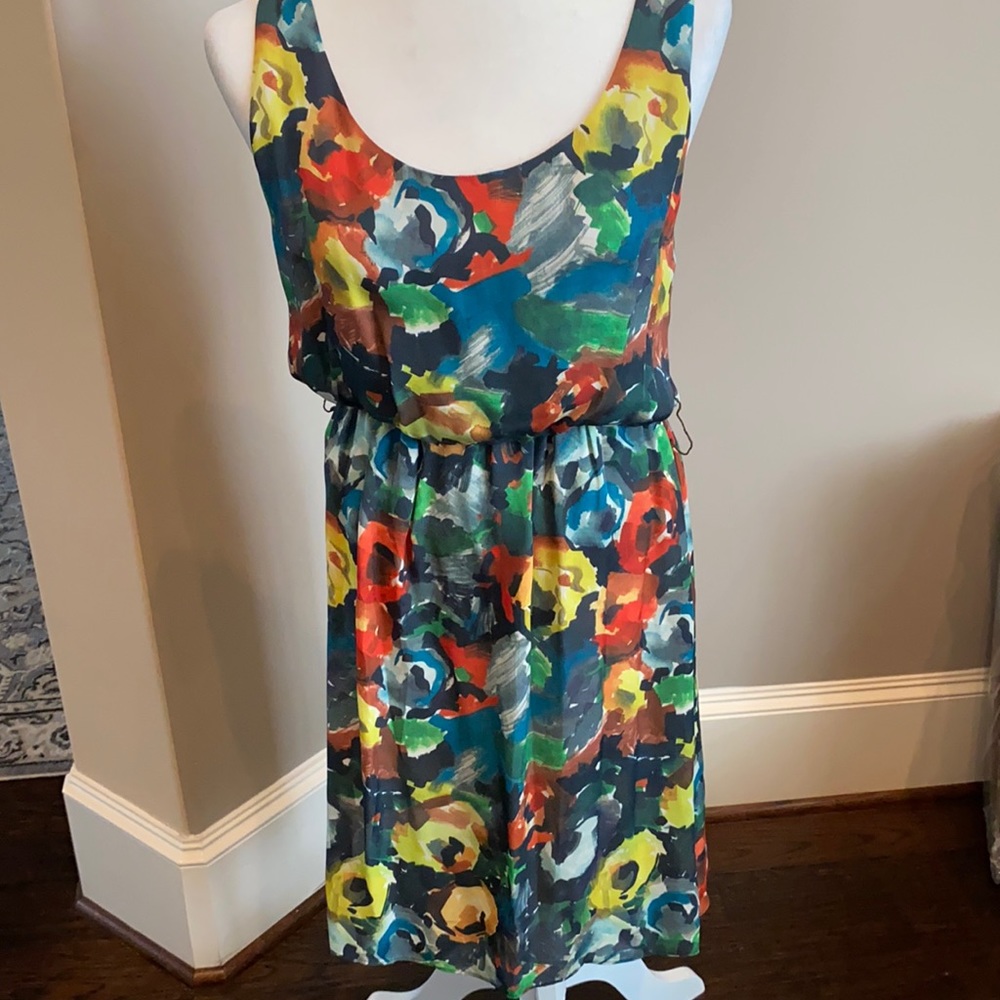 Alice +Olivia Silk Floral Dress